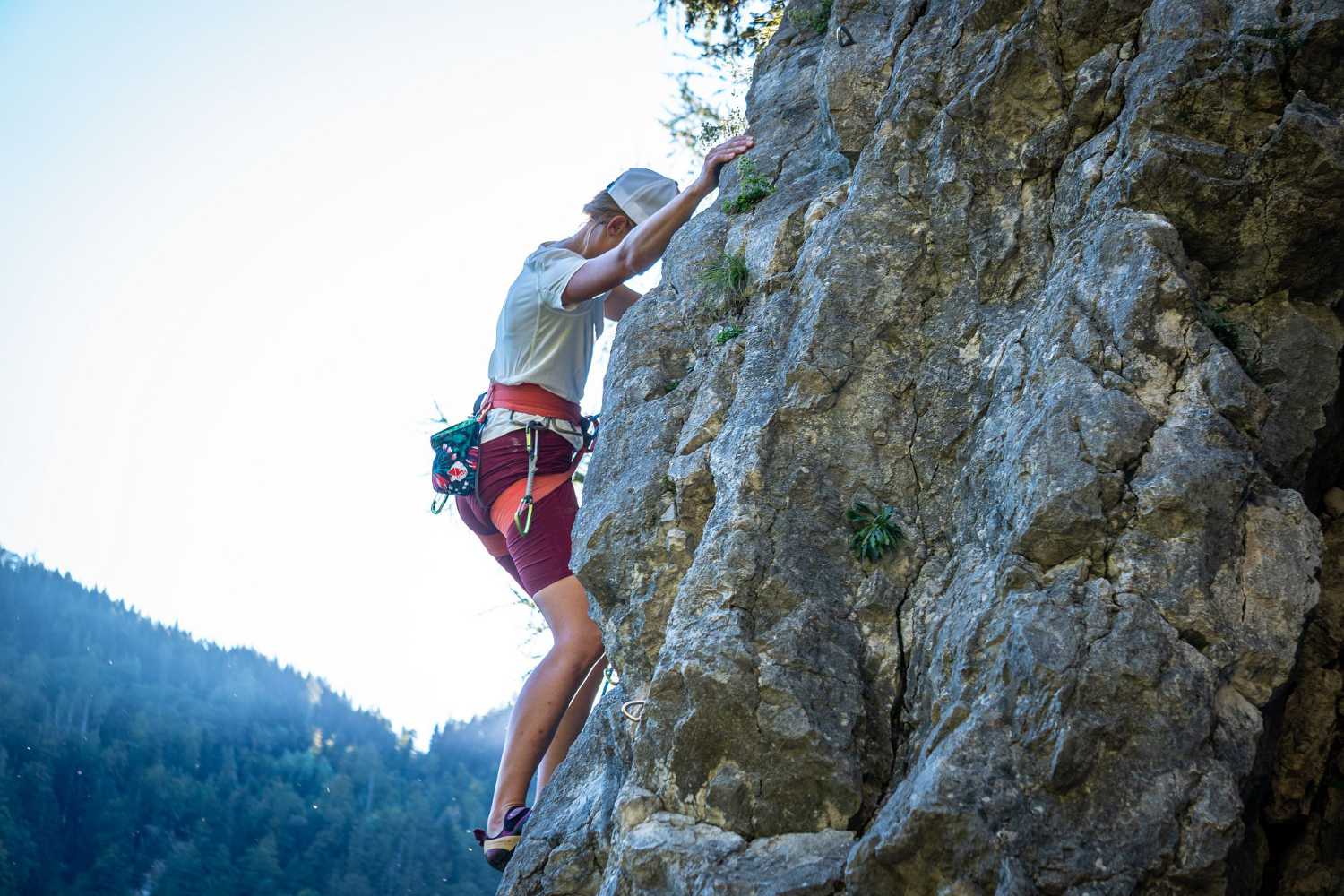 Klettern im Kaiserwinkl in Tirol: Klettergarten am Fels für Einsteiger und Fortgeschrittene