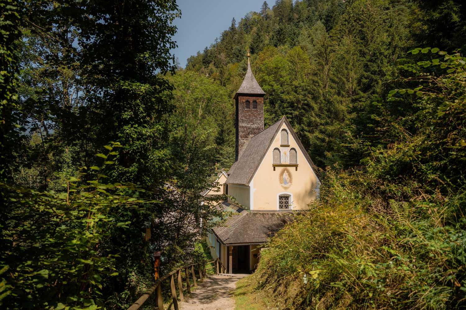 Wallfahrtskirche Maria Klobenstein am Schmugglerweg im Kaiserwinkl in Tirol